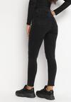 Czarne Jeansy Skinny z Wysokim Stanem Vineo