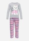 Pijama Gri cu roz