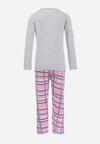 Pijama Gri cu roz
