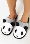 Szare Kapcie z Pluszowym Misiem Pandą Maxoria
