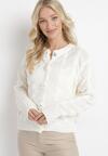 Cardigan Alb