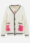 Cardigan Alb