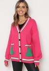 Cardigan Fucsia
