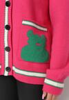 Cardigan Fucsia