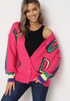 Cardigan Fucsia