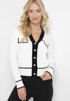 Cardigan Alb