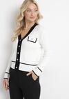Cardigan Alb