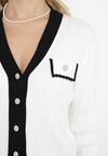 Cardigan Alb