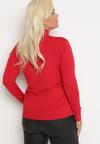 Czerwony Sweter z Golfem Erimessa
