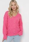 Cardigan Fucsia