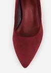 Pantofi cu toc Bordo