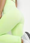 Jasnozielony 3-częściowy Komplet Sportowy Bluza Top i Legginsy Oviona
