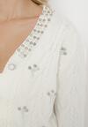 Cardigan Alb