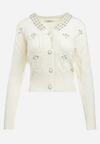 Cardigan Alb