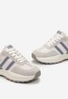 Sneakers Bej cu albastru