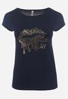 T-shirt Bleumarin