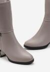 Botine Gri închis