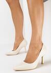 Pantofi stiletto Bej
