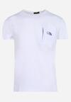 Biała Bawełniana Koszulka z Krótkim Rękawem Cerinna