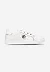 Sneakers Alb cu argintiu