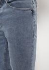 Niebieskie Elastyczne Jeansy z Dopasowanymi Nogawkami Enewella