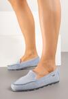Mocasini Albastru deschis