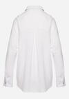 Biała Koszula z Lnu i Wiskozy o Klasycznym Fasonie Calypia