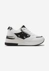 Sneakers Alb cu negru