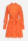 Pomarańczowa Sukienka Evenope
