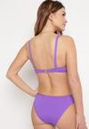 Fioletowe Bikini z Dodatkową Spódniczką w Komplecie Fritella