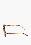 Brązowe Okulary Przeciwsłoneczne Typu Kocie Oczy Adangirla
