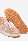 Pomarańczowe Sneakersy Eudala