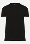 Czarna Koszulka Bawełniana o Klasycznym Kroju Xloette