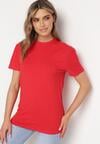 Czerwona Koszulka Bawełniana o Klasycznym Kroju Xloette