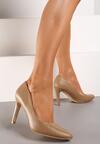 Pantofi stiletto Bej