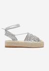 Ezüst Espadrilles