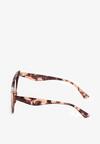 Różowe Okulary Przeciwsłoneczne Typu Kocie Oko z Filtrem UV Gonallea