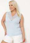 Top Albastru deschis
