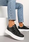 Sneakers Negru cu alb