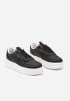 Sneakers Negru cu alb