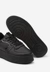 Czarne Klasyczne Sneakersy Vices na Grubej Podeszwie Torira