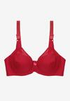 Bordowy Biustonosz Typu Full Cup Vikola
