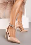 Pantofi stiletto Bej