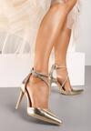 Pantofi stiletto Aurii