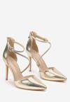Pantofi stiletto Aurii