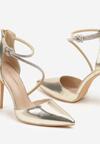Pantofi stiletto Aurii