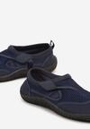 Granatowe Płaskie Buty Sportowe Sneakersy do Wody Rivassi