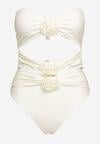 Costum de baie Alb