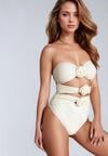 Costum de baie Alb