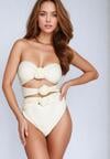 Costum de baie Alb